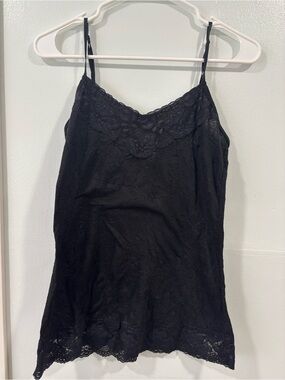 Maurices Black Lace-Trim Camisole